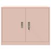  Tárolószekrény Rózsaszín 90 x 40 x 70 cm Hidegen Hengerelt Acél