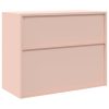  Tárolószekrény Rózsaszín 90 x 40 x 70 cm Hidegen Hengerelt Acél