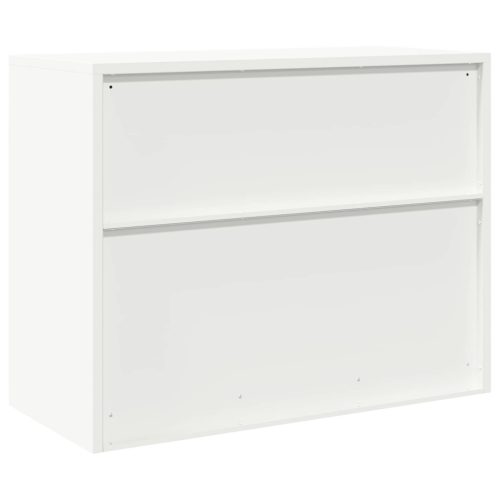  Tárolószekrény Fehér 90 x 40 x 70 cm Hidegen Hengerelt Acél