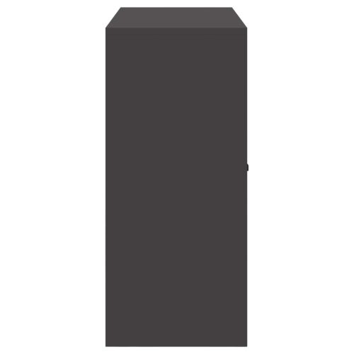  Tárolószekrény Fekete 90 x 40 x 90 cm Hidegen Hengerelt Acél