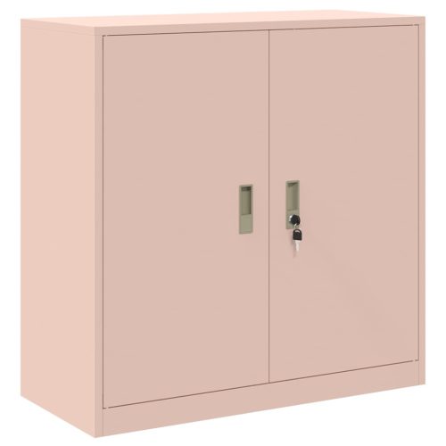  Tárolószekrény Rózsaszín 90 x 40 x 90 cm Hidegen Hengerelt Acél