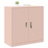  Tárolószekrény Rózsaszín 90 x 40 x 90 cm Hidegen Hengerelt Acél