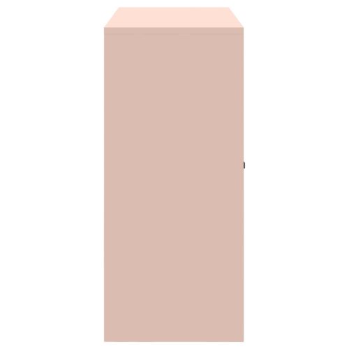  Tárolószekrény Rózsaszín 90 x 40 x 90 cm Hidegen Hengerelt Acél