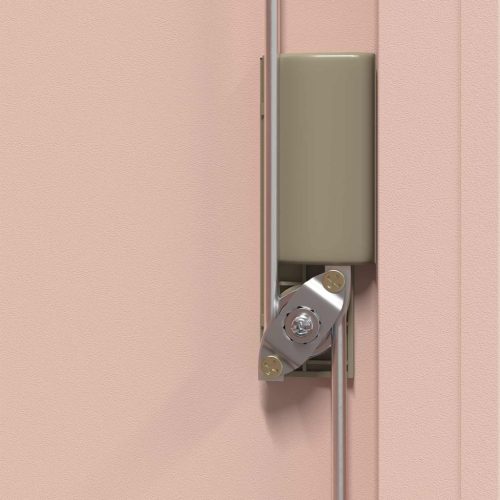  Tárolószekrény Rózsaszín 90 x 40 x 90 cm Hidegen Hengerelt Acél