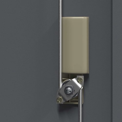  Tárolószekrény Antracit 90 x 40 x 105 cm Hidegen Hengerelt Acél