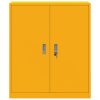  Tárolószekrény tárolóval Mustár sárga 90 x 40 x 105 cm