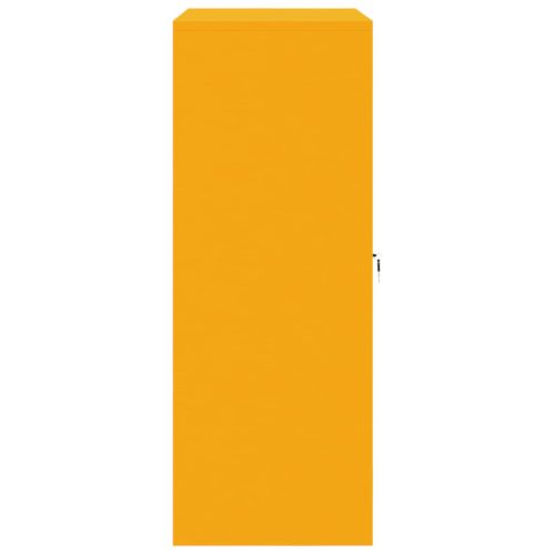  Tárolószekrény tárolóval Mustár sárga 90 x 40 x 105 cm