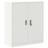 Tárolószekrény Fehér 90 x 40 x 105 cm Hidegen Hengerelt Acél