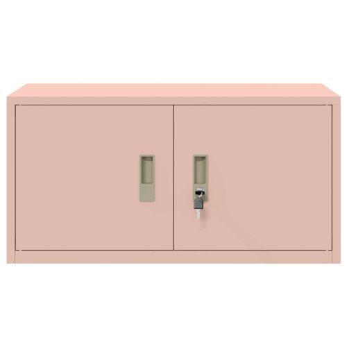  Tárolószekrény Rózsaszín 80 x 40 x 40 cm Hidegen Hengerelt Acél