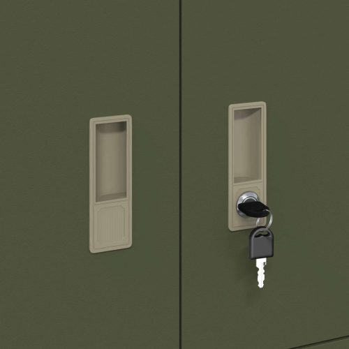  Tárolószekrény Olajzöld 80 x 40 x 40 cm Hidegen Hengerelt Acél