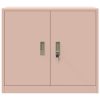  Tárolószekrény Rózsaszín 80 x 40 x 70 cm Hidegen Hengerelt Acél