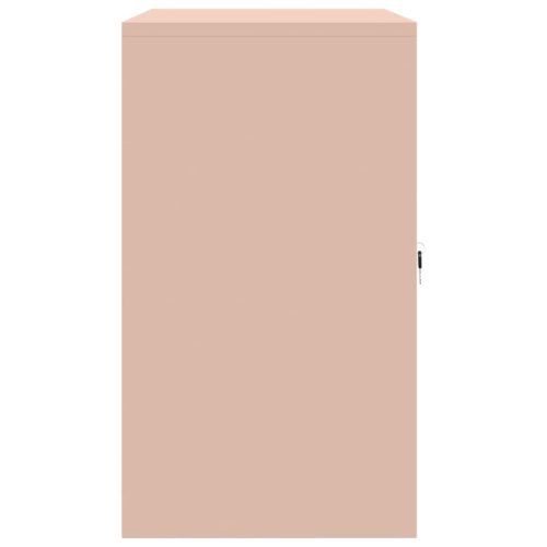  Tárolószekrény Rózsaszín 80 x 40 x 70 cm Hidegen Hengerelt Acél