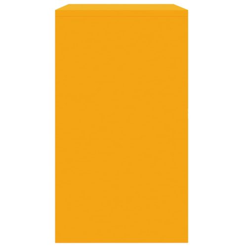  Tárolószekrény tárolóval Mustár sárga 80 x 40 x 70 cm