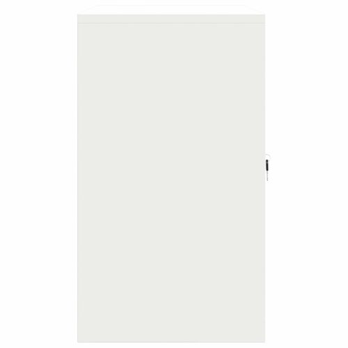  Tárolószekrény Fehér 80 x 40 x 70 cm Hidegen Hengerelt Acél