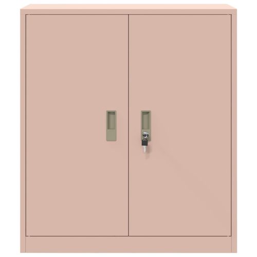  Tárolószekrény Rózsaszín 80 x 40 x 90 cm Hidegen Hengerelt Acél