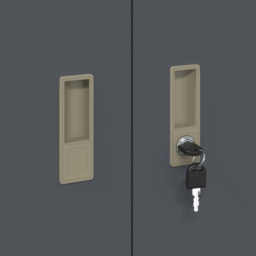  Tárolószekrény Antracit 80 x 40 x 90 cm Hidegen Hengerelt Acél