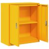  Tárolószekrény tárolóval Mustár sárga 80 x 40 x 90 cm