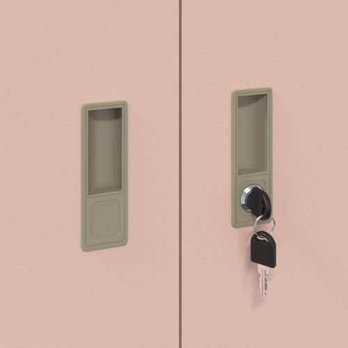  Tárolószekrény tárolóval Rózsaszín 80 x 40 x 105 cm