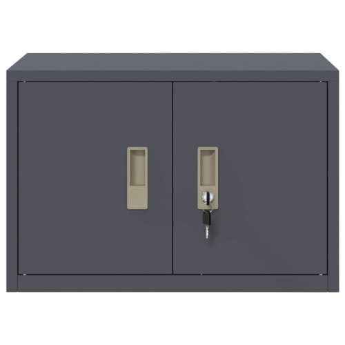  Tárolószekrény Antracit 60 x 40 x 40 cm Hidegen Hengerelt Acél