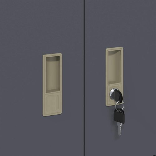  Tárolószekrény Antracit 60 x 40 x 40 cm Hidegen Hengerelt Acél