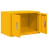  Tárolószekrény tárolóval Mustár sárga 60 x 40 x 40 cm