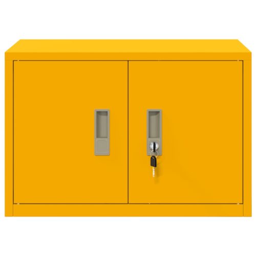  Tárolószekrény tárolóval Mustár sárga 60 x 40 x 40 cm