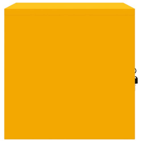  Tárolószekrény tárolóval Mustár sárga 60 x 40 x 40 cm