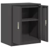  Tárolószekrény Fekete 60 x 40 x 70 cm Hidegen Hengerelt Acél