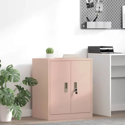  Tárolószekrény Rózsaszín 60 x 40 x 70 cm Hidegen Hengerelt Acél