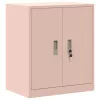  Tárolószekrény Rózsaszín 60 x 40 x 70 cm Hidegen Hengerelt Acél