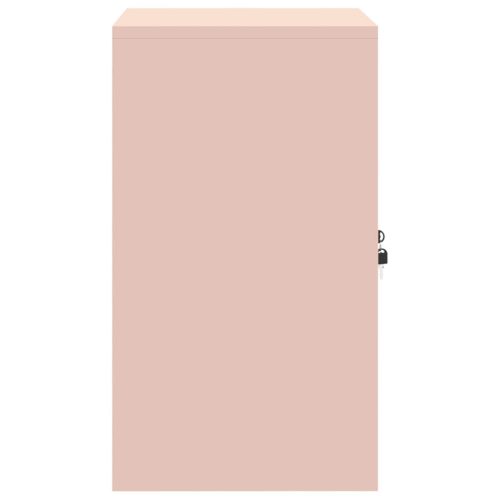  Tárolószekrény Rózsaszín 60 x 40 x 70 cm Hidegen Hengerelt Acél