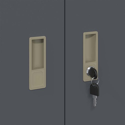  Tárolószekrény Antracit 60 x 40 x 70 cm Hidegen Hengerelt Acél