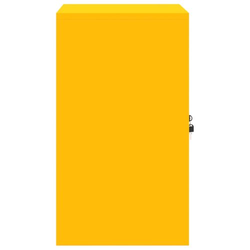  Tárolószekrény tárolóval Mustár sárga 60 x 40 x 70 cm