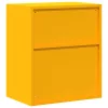  Tárolószekrény tárolóval Mustár sárga 60 x 40 x 70 cm