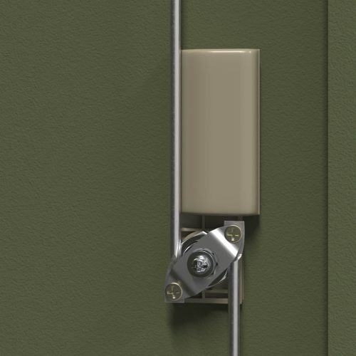  Tárolószekrény Olajzöld 60 x 40 x 70 cm Hidegen Hengerelt Acél