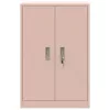  Tárolószekrény Rózsaszín 60 x 40 x 90 cm Hidegen Hengerelt Acél