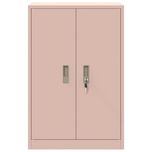  Tárolószekrény Rózsaszín 60 x 40 x 90 cm Hidegen Hengerelt Acél