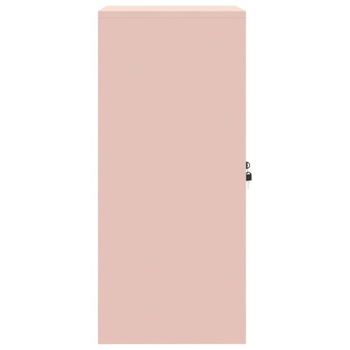  Tárolószekrény Rózsaszín 60 x 40 x 90 cm Hidegen Hengerelt Acél