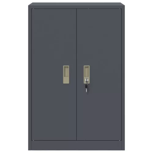  Tárolószekrény Antracit 60 x 40 x 90 cm Hidegen Hengerelt Acél