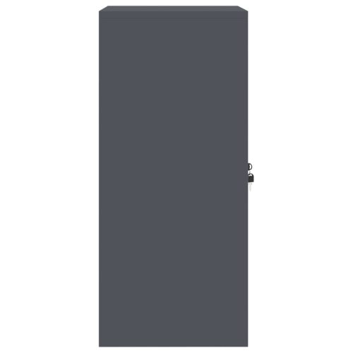  Tárolószekrény Antracit 60 x 40 x 90 cm Hidegen Hengerelt Acél