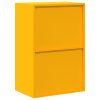  Tárolószekrény tárolóval Mustár sárga 60 x 40 x 90 cm