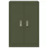  Tárolószekrény Olajzöld 60 x 40 x 90 cm Hidegen Hengerelt Acél
