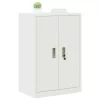  Tárolószekrény Fehér 60 x 40 x 90 cm Hidegen Hengerelt Acél