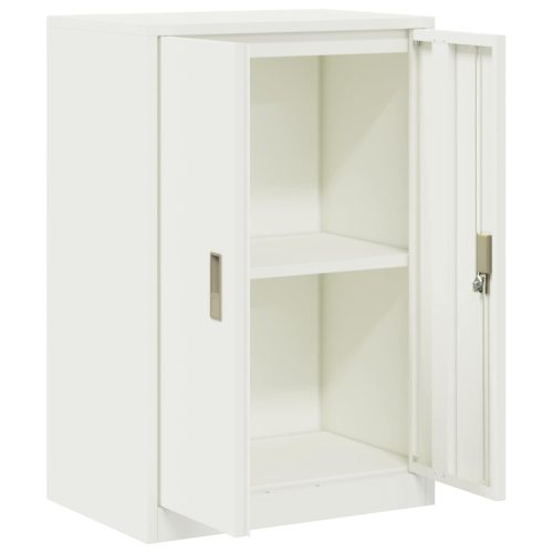 Tárolószekrény Fehér 60 x 40 x 90 cm Hidegen Hengerelt Acél