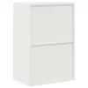  Tárolószekrény Fehér 60 x 40 x 90 cm Hidegen Hengerelt Acél