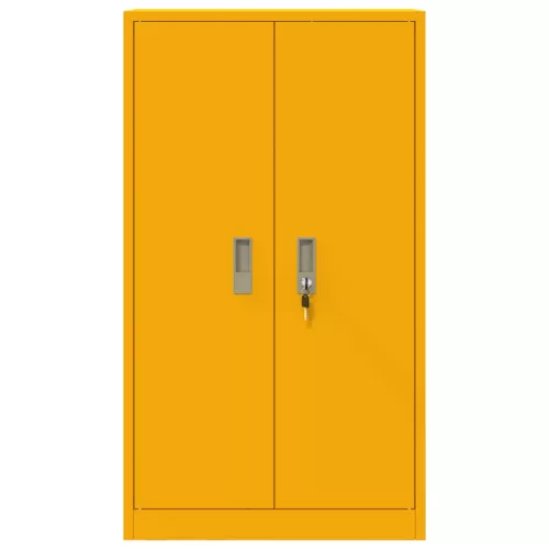  Tárolószekrény tárolóval Mustár sárga 60 x 40 x 105 cm