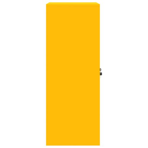  Tárolószekrény tárolóval Mustár sárga 60 x 40 x 105 cm