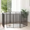  Kutya Kapu 6 pcs Fekete 100 x 100 cm Horganyzott acél