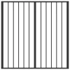 Kutya Kapu 6 pcs Fekete 100 x 100 cm Horganyzott acél