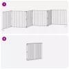  Kutya Kapu 6 pcs Fekete 100 x 100 cm Horganyzott acél